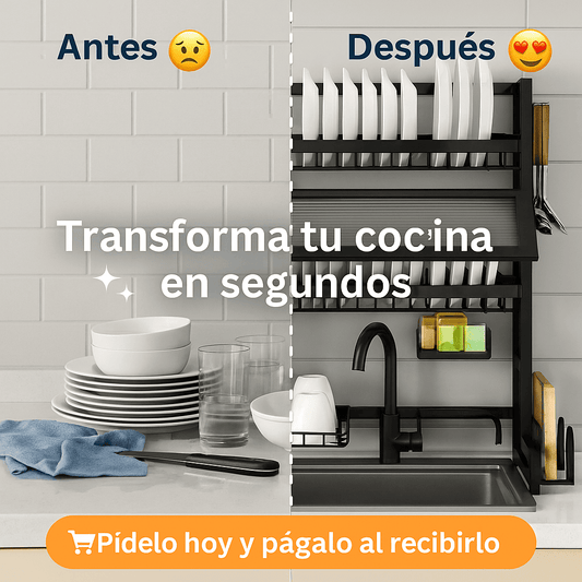 🍴Escurridor y Organizador de Platos.