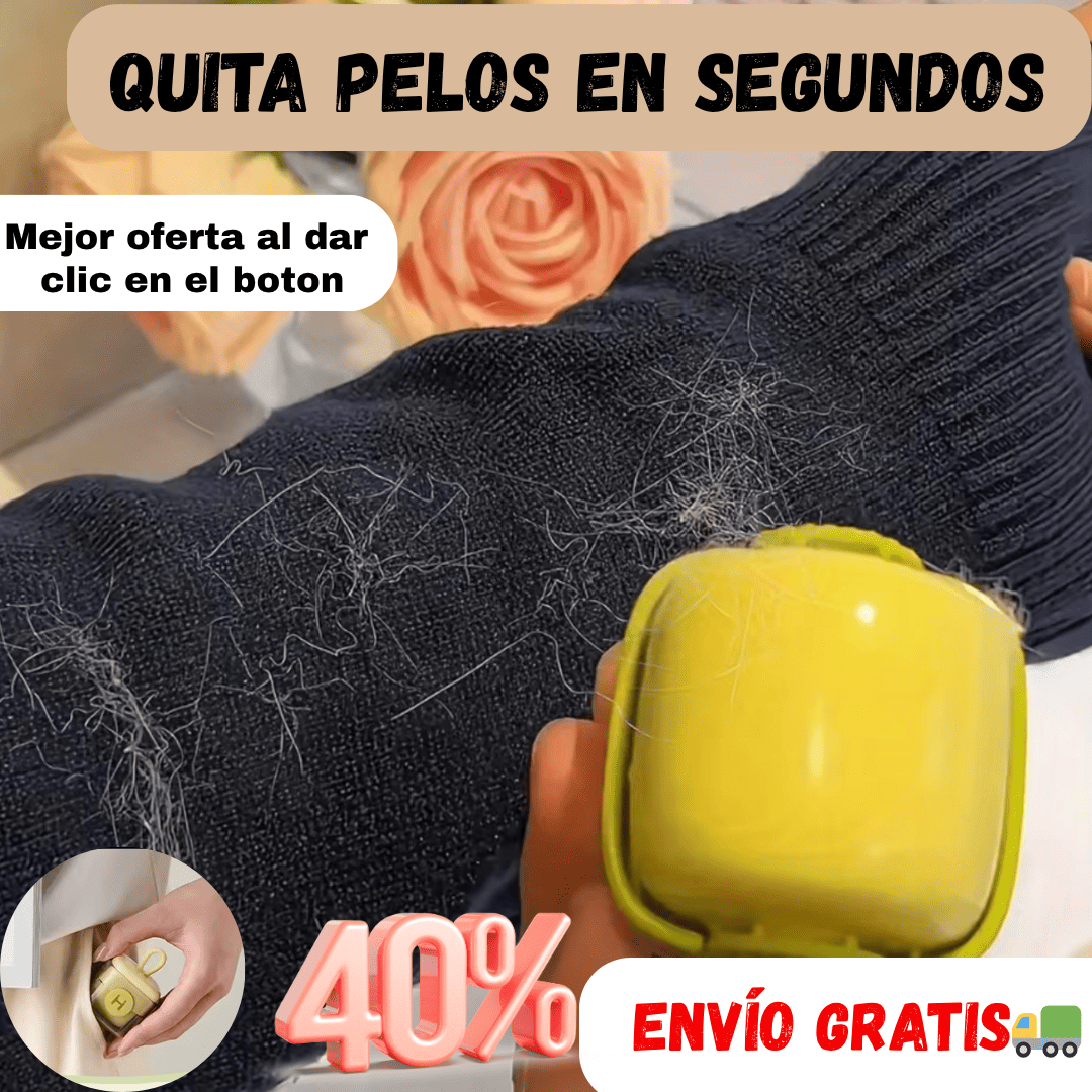 Mini Roll Clean | Adiós pelos y pelusas en segundos