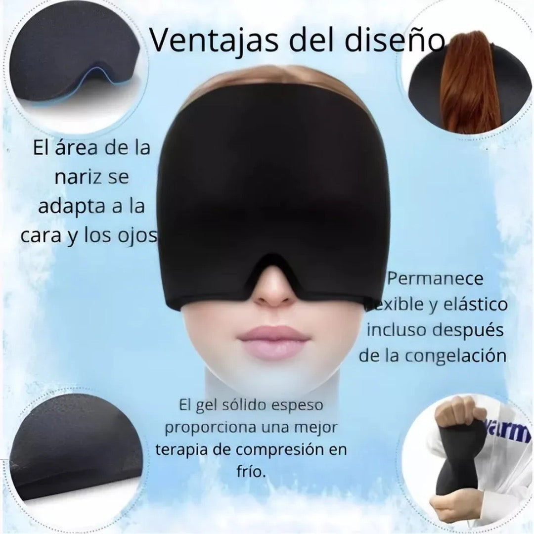 Gorro Gel | Ayuda a aliviar el dolor de cabeza y tensión.