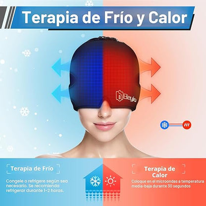 Gorro Gel | Ayuda a aliviar el dolor de cabeza y tensión.